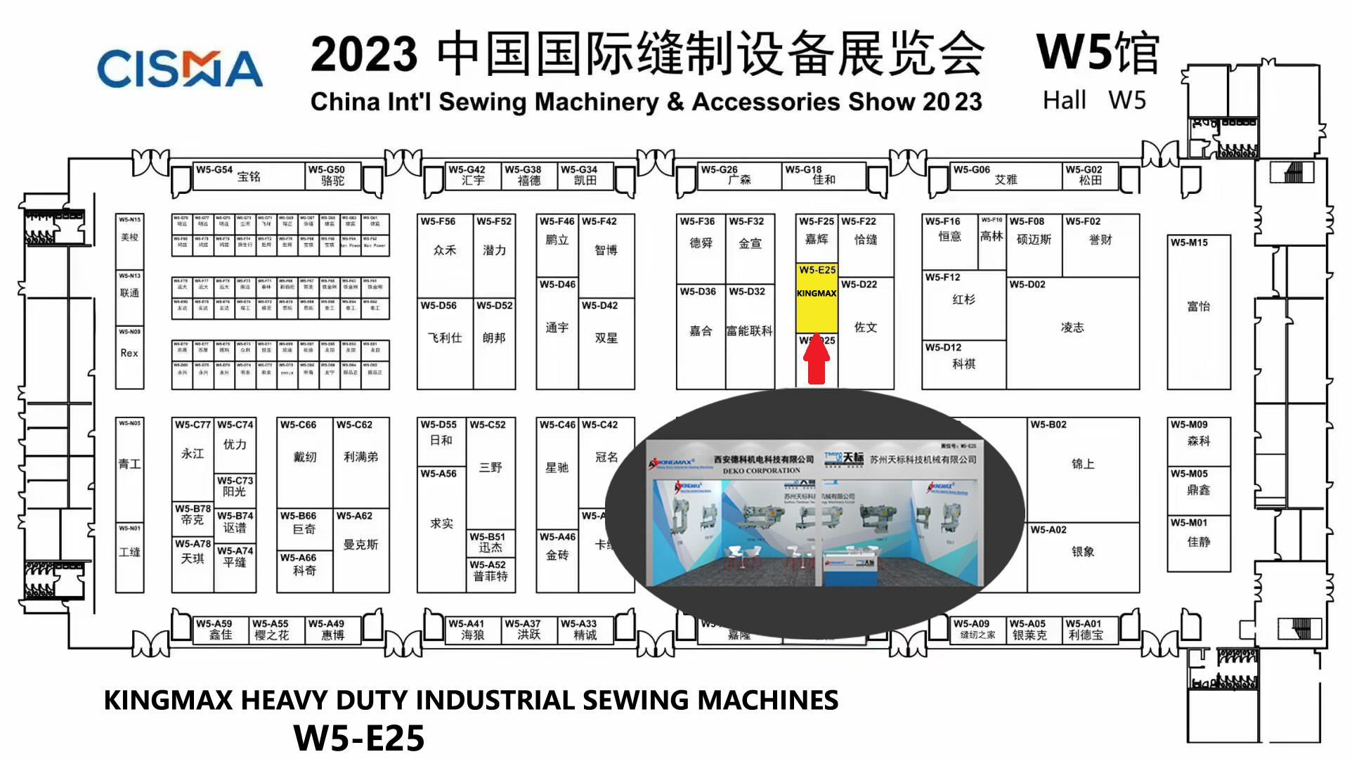 CISMA 2023 (W5-E25) KINGMAX Ağır Hizmet Endüstriyel Dikiş Makinası
